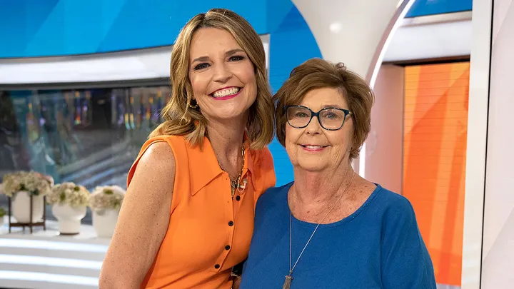 Savannah Guthrie with her mother Nancy Guthrie in a family photo