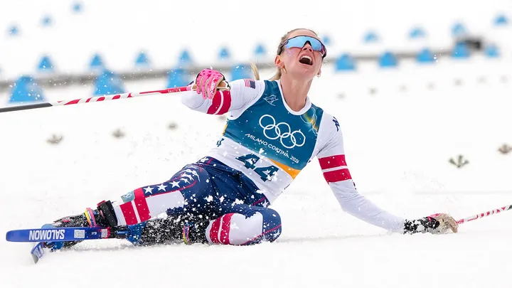 Jessie Diggins bronze in Olympic 10km freestyle